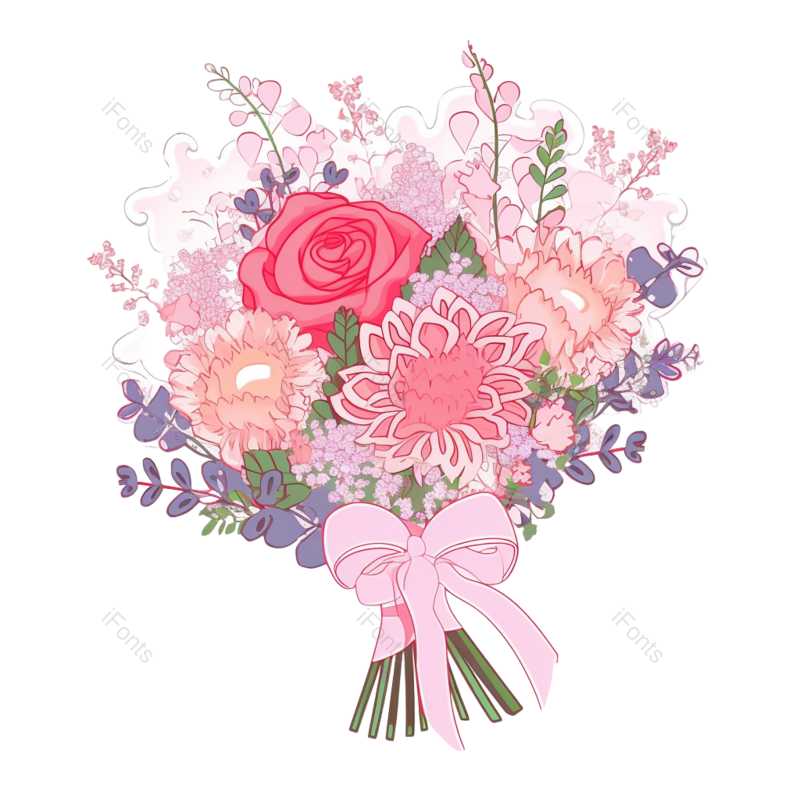 叶子图片,节日元素,母亲节PNG,520免抠素材